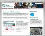 Screenshot - MBA Renewables - Startseite